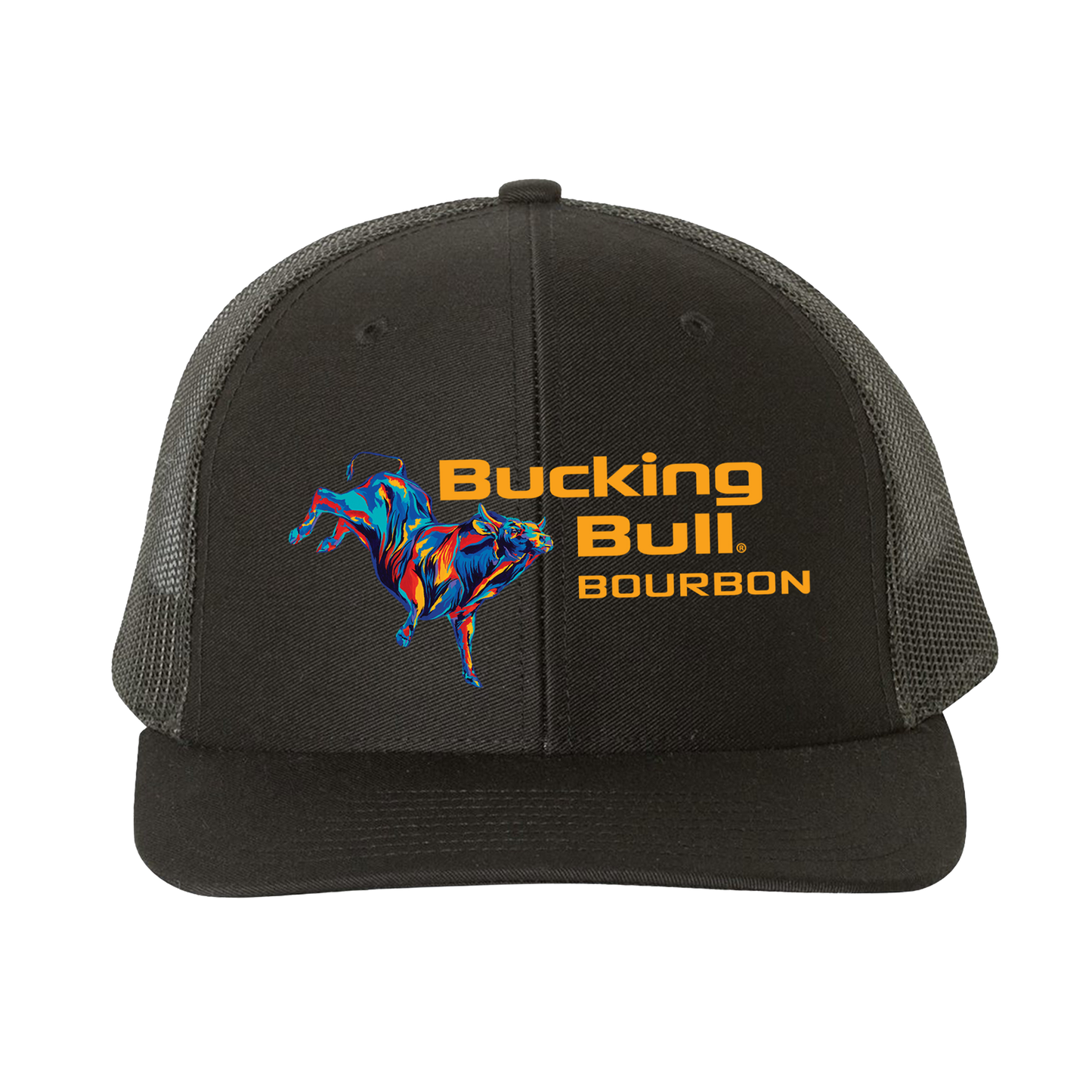 Bucking Bull Snapback Hat (Black)